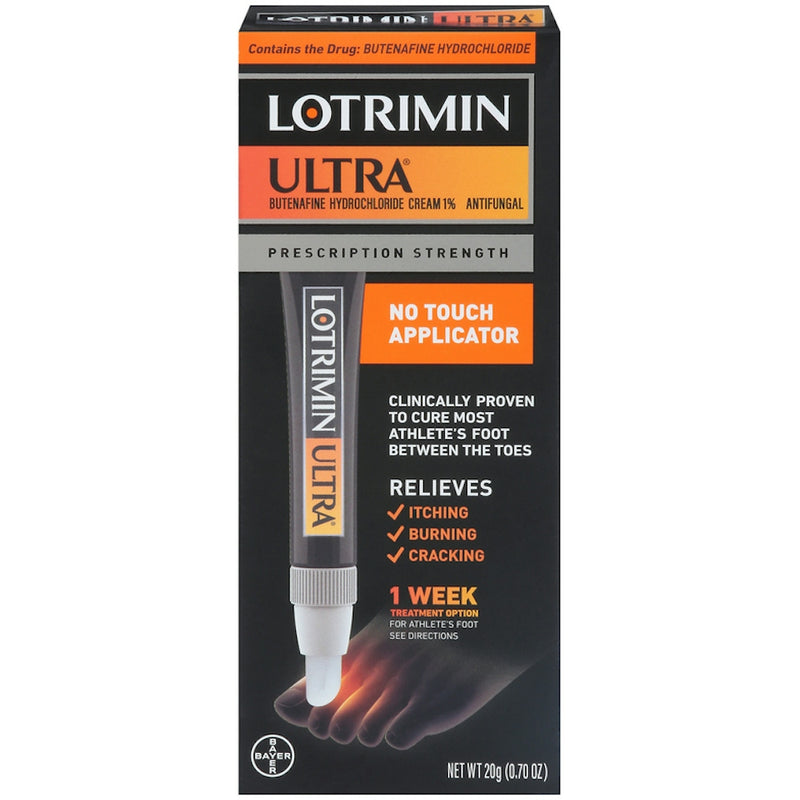Lotrimin Ultra Athlete's Foot Cream, Butenafine Hydrochloride, 0.705 oz