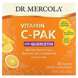 Dr. Mercola Vitamin C-Pak With Quercetin, Zinc & Vitamin D Natural Orange Flavor 30 Packets