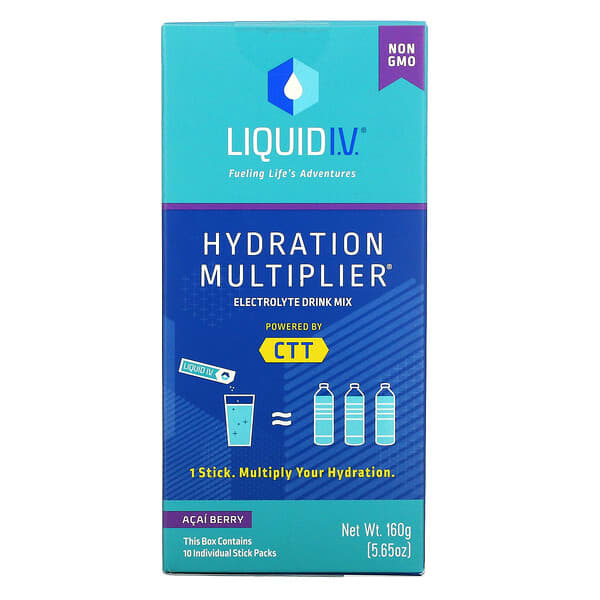 Liquid I.V. Hydration Multiplier Acai Berry 10 Packs