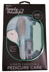 Vivitar Simply Beautiful Essentials Pedicure Care Set, 5 Piece