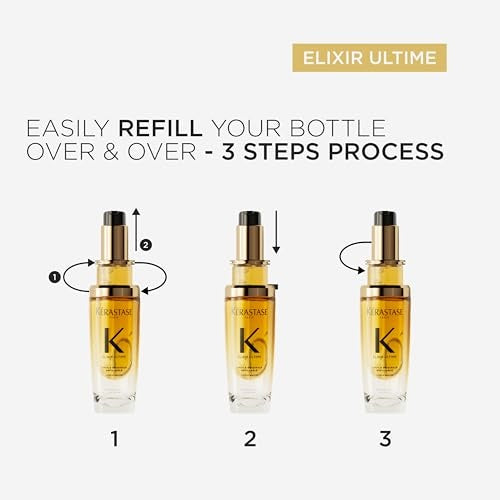 Kérastase Elixir Ultime Versatile Beautifying Hair Oil, Refillable, 2.53 oz