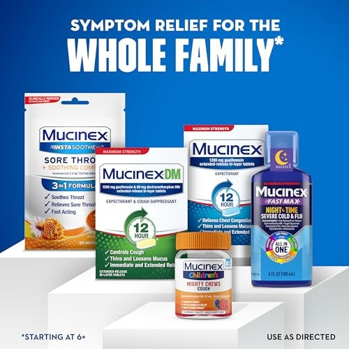 Mucinex Children's Daytime Cough Relief Chews, Mixed Berry, 16 ct