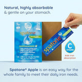 Spatone Liquid Iron Supplement plus Vitamin C Apple Flavor 25ml x 28 Sachets