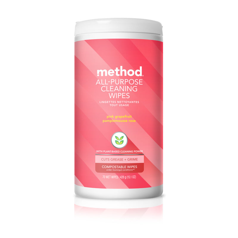 Method All Purpose Cleaning Wipes - White Pink Grapefruit