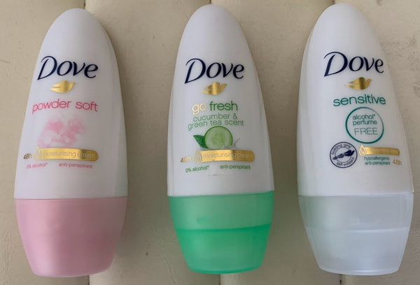 Dove Sensitive Fragrance Free Deodorant Roll On 1.35oz