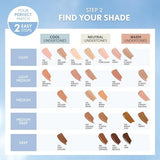 Covergirl Clean Invisible, Foundation, Blendable Formula, Buildable Coverage, Lightweight, Natural Finish, Non-Comedogenic 30ml