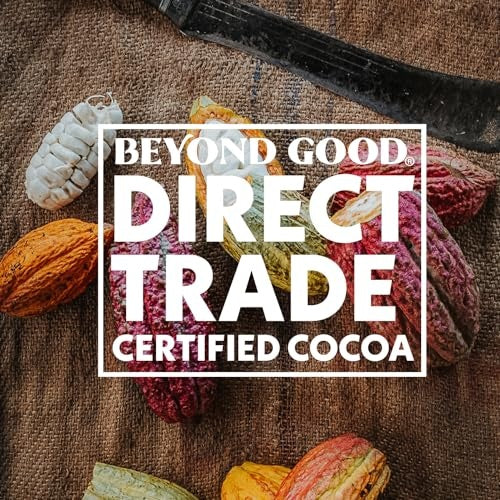 Beyond Good Chocolate Bars | Vanilla Almond Dark Chocolate | Organic, Direct Trade, Vegan, Non-GMO | Single Origin Madagascar Dark Chocolate