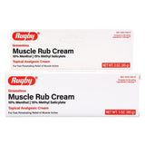 Rugby Muscle Rub Cream - Fast Relief, Greaseless 3oz