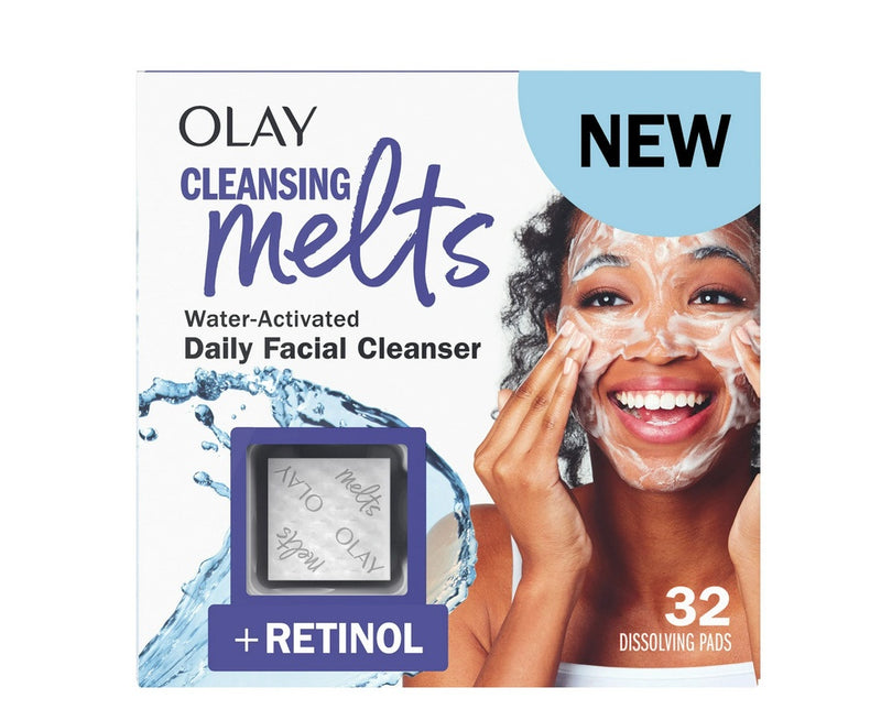 Olay Face Cleansing Melts with Retinol, 32ct