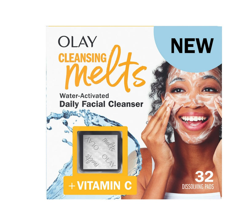Olay Face Cleansing Melts with Vitamin C, 32ct