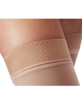 Jobst Relief Thigh High Open Toe 20-30 With Silicone Band Beige