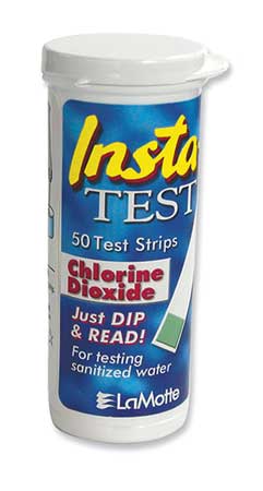 Test Strip, Chlorine Dioxide For Sanitized Water Testing 50 Pack