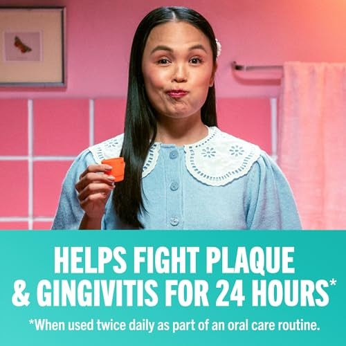 Therabreath Plaque Control Pre-Brush Oral Rinse, Refreshing Mint, 16 OZ