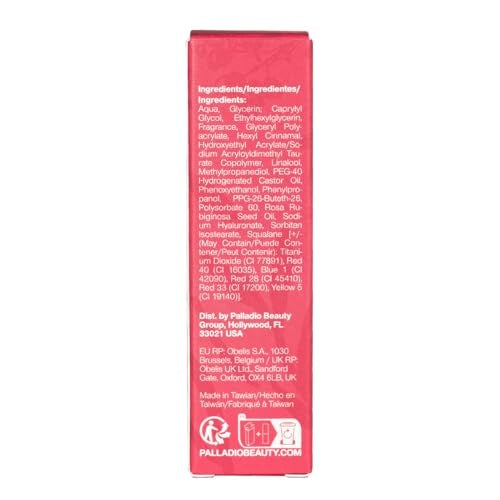 Palladio Jelly Tint Liquid Stain for Cheeks & Lips Strawberry Sugar