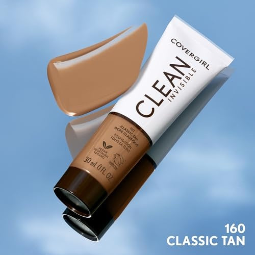 Covergirl Clean Invisible Foundation Classic Tan 1 Fl Oz