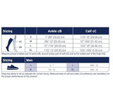 JOBST ACTIVA Men's Dress 15-20 MmHg Compression Socks Knee High Closed Toe, Black, Medium