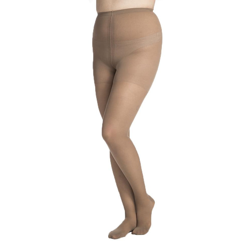 Sigvaris Women's Sheer Pantyhose 15-20mmHg Medium Short Warm Sand 781PMSW34