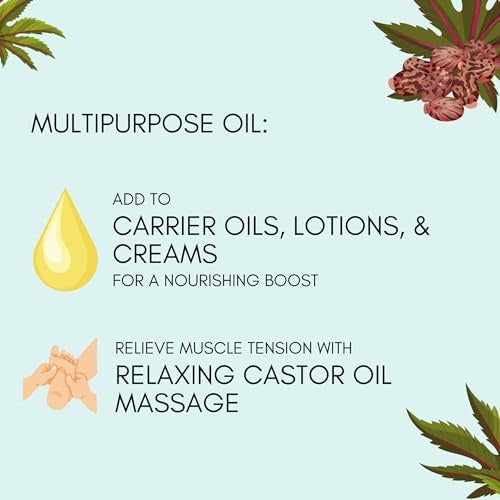 Herbion Naturals Organic Castor Oil 3.38 Oz