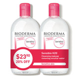 Bioderma Sensibio H2O Micellar Water Duo 16.9 Oz