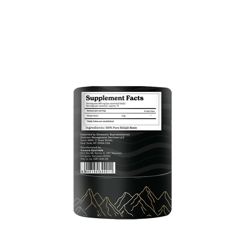 Betteralt Himalayan Pure Shilajit Resin - 85+ Trace Minerals for Energy & Immunity 1.06 Oz