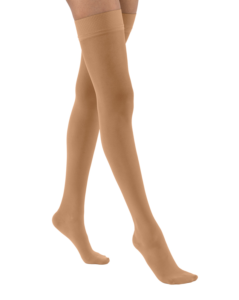Jobst Ultrsheer Thigh High 30-40 With Silicon Dot Band Natural L