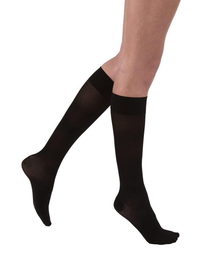 Jobst Ultrasheer Knee High Closed Toe 8-15 Black