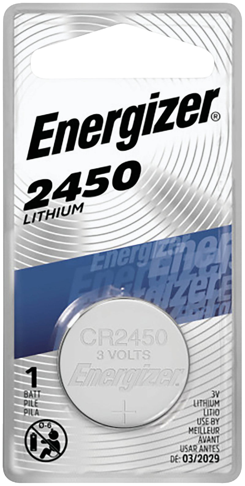 Energizer 3V Lithium Coin Battery, 1 Each
