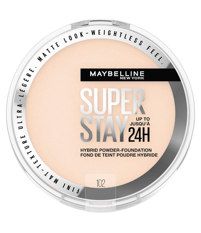 Maybelline SuperStay Powder Foundation, 102, 0.21 oz
