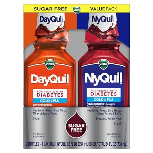 Vicks DayQuil & NyQuil Diabetes Cold & Flu