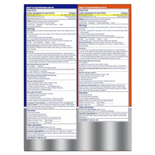 Vicks DayQuil & NyQuil Diabetes Cold & Flu