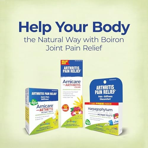 Boiron Arnicare Arthritis Cream Pain Relief Pump 4.2 Oz