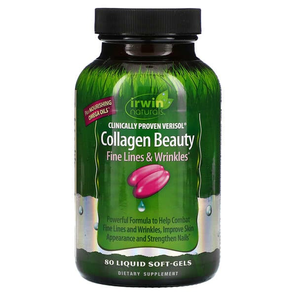 Irwin Collagen Beauty Liquid Softgels 80ct