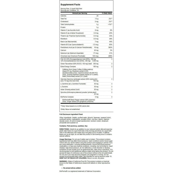 Irwin Naturals Thermo Fuel Max Fat Burner Naturals Softgels 90ct