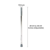 McKesson Chrome Aluminum Round Handle Cane Adjustable Height