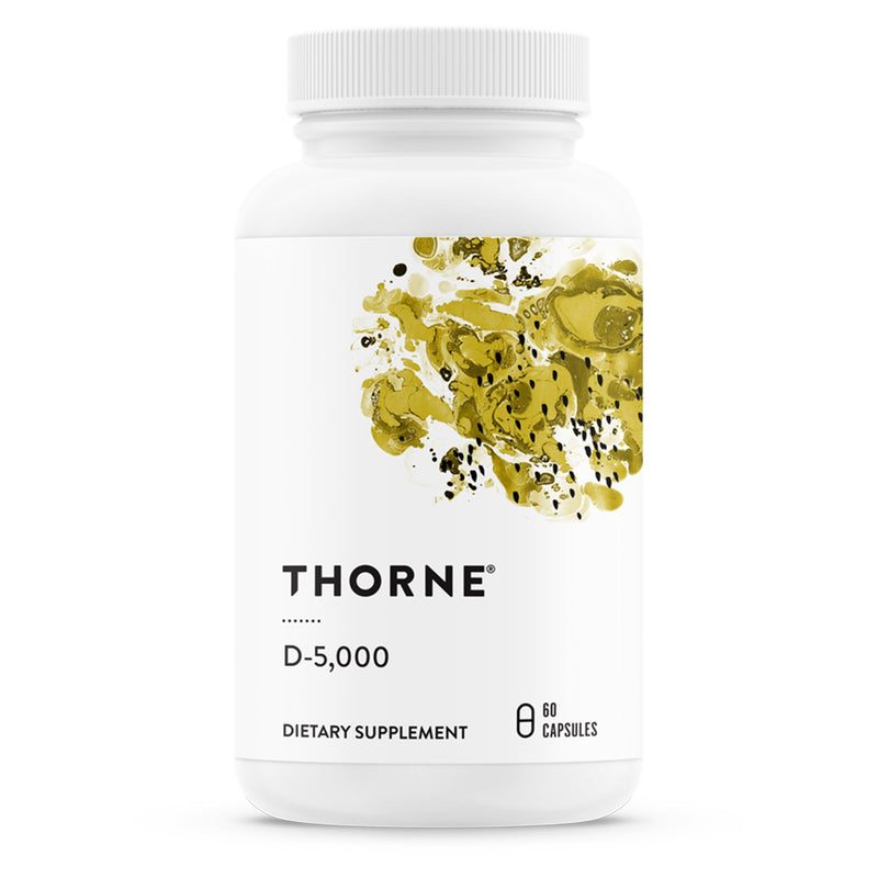 Thorne Vitamin D-5000 Vitamin D3 60 Capsules