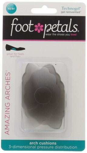 Foot Petals Amazing Arches Technogel Arch Support Cushions, 1 Pair