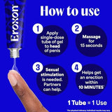 Eroxon Erectile Dysfunction Fast Acting Gel 4ct