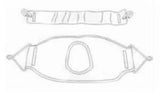 Drive Medical Patient Lift Sling with Commode Opening