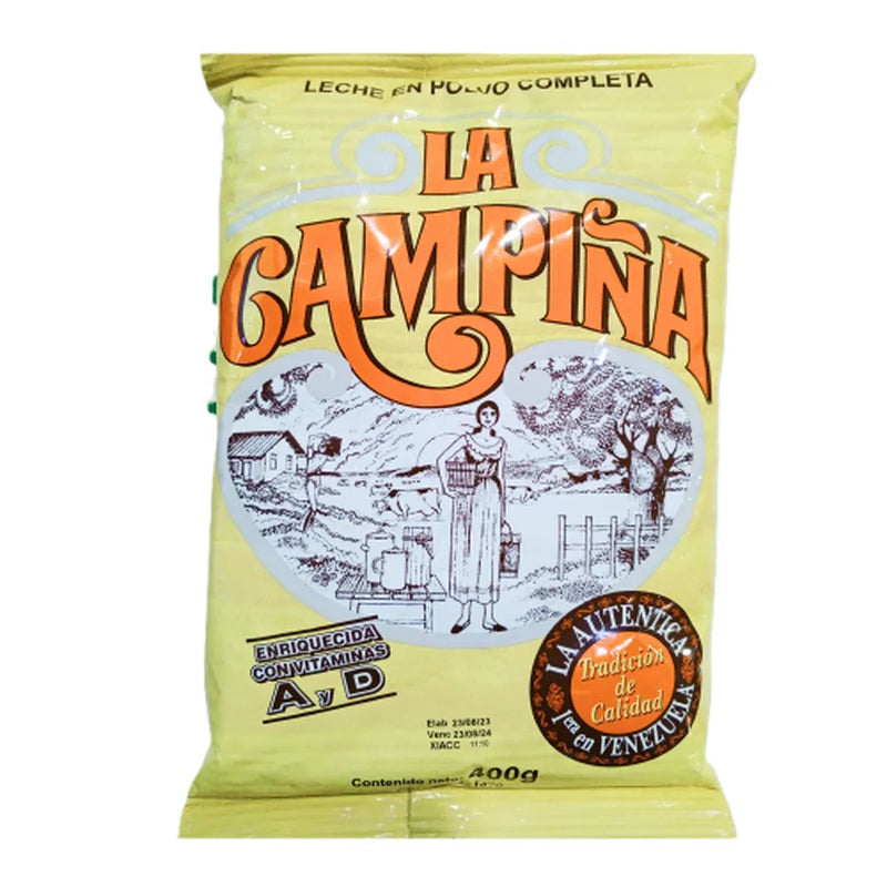 Parmalat La Campiña Leche en Polvo, 400 g