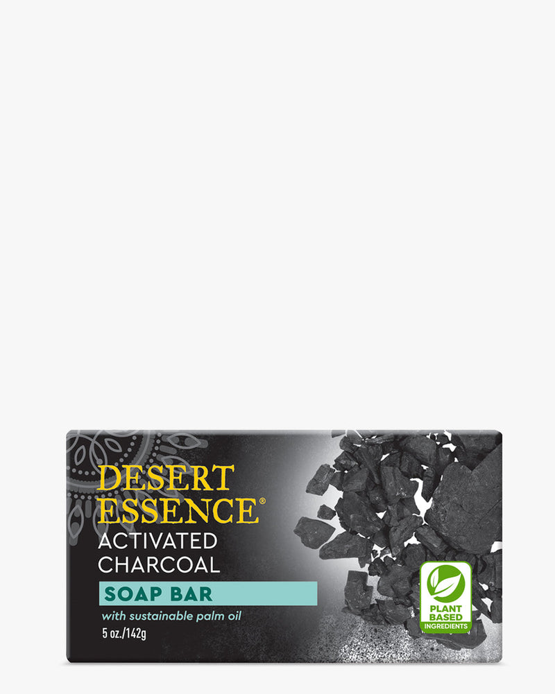 Desert Essence Soap Bar Activated Charcoal 5oz