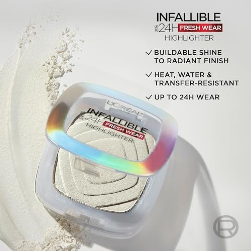 L'Oréal Paris Infallible Highlighter, Icy Gold, 0.31 Oz