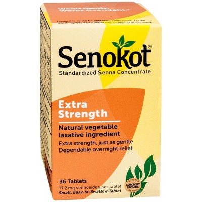 Senokot Extra Strength Laxative Tablets, 36 ct