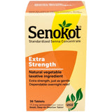Senokot Extra Strength Laxative Tablets, 36 ct