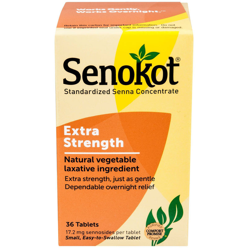 Senokot Extra Strength Laxative Tablets, 36 ct
