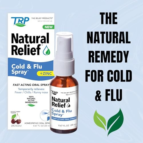 The Relief Products Cold & Flu Oral Spray, 0.67 fl oz