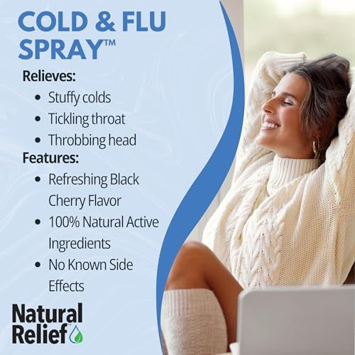 The Relief Products Cold & Flu Oral Spray, 0.67 fl oz