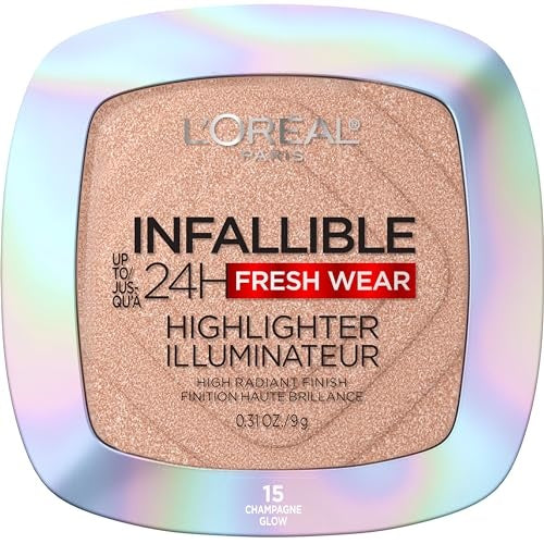 L'Oréal Paris Infallible Highlighter, Champagne Glow, 0.31 Oz