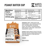 Kates Real Food Peanut Butter Organic Protein Bars 2.2 Oz