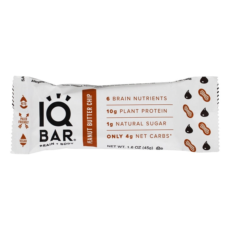 IQ Bar Peanut Butter Chip, 45 G