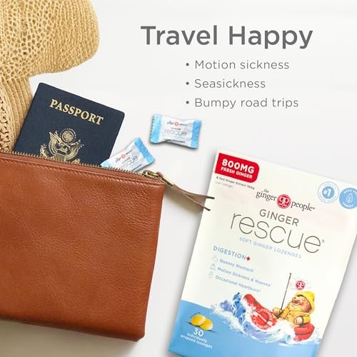 The Ginger People Ginger Rescue Lozenges Extra Strength 800mg - 3oz